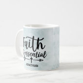 Faith Essential Personnalisé Café Mug (Devant gauche)