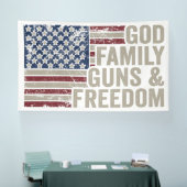 Faith, Family & Freedom Spandoek (Beurs)