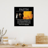 Faith Fantasy (de)Motivator Poster (Keuken)
