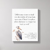Faith-filled Christian Motivational Quotes Canvas Afdruk (Voorkant)