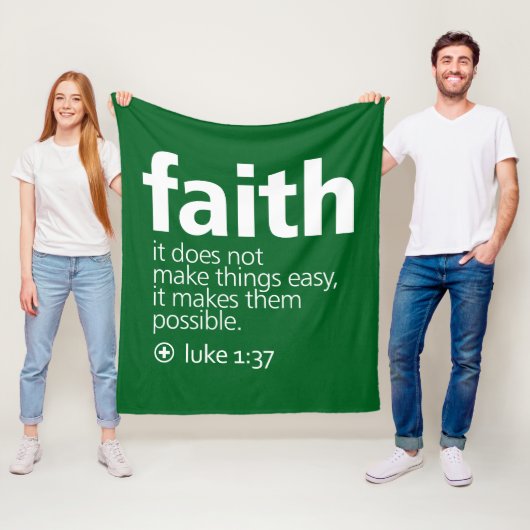 Faith Fleece Deken (In situ)