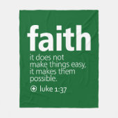 Faith Fleece Deken (Voorkant)