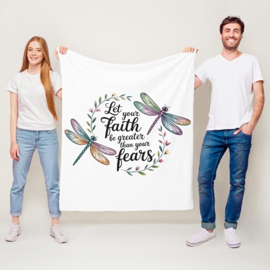 Faith Fleece Deken (In situ)