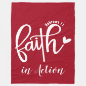 Faith - Fleece deken, 60 "x80" (Voorkant)