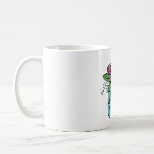 Faith Floral Jug Koffiemok (Links)