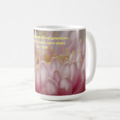 Faith Flower Bible Verse Rose Floral Mug Cup (Devant droit)