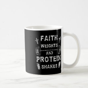 Faith Gewichten en Proteïne Shakes Christelijke Gy Koffiemok