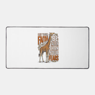 Faith Giraffe Vintage Inspirerende Shirt Ontwerp_1 Bureaumat