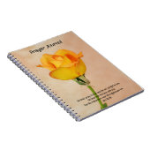 Faith Golden Orange Rose Art Prayer Journal (Côté Droit)