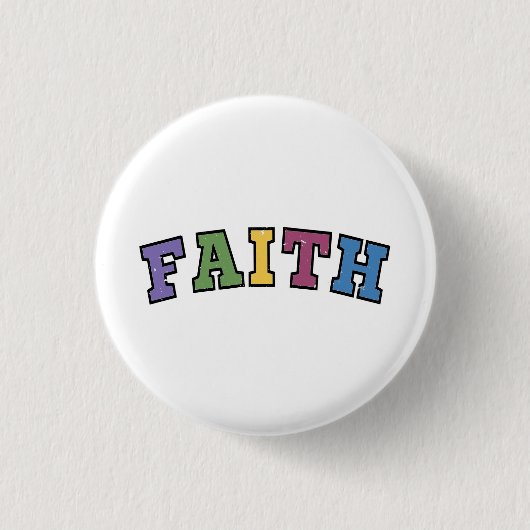 Faith Good Vrijdag Pasen Ronde Button 3,2 Cm (Voorkant)