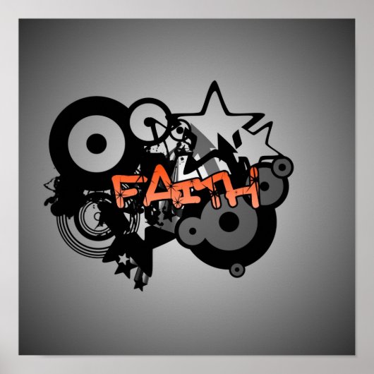 FAITH Graffiti Art Poster (Voorkant)