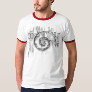 Faith Greek Design Ringer T-shirt
