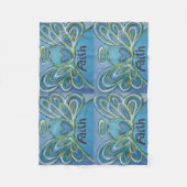 Faith Guardian Angel Art Custom Fleece Deken (Voorkant)