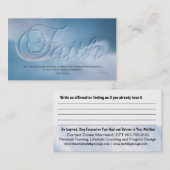 Faith Handout Card Visitekaartje (Voorkant / Achterkant)