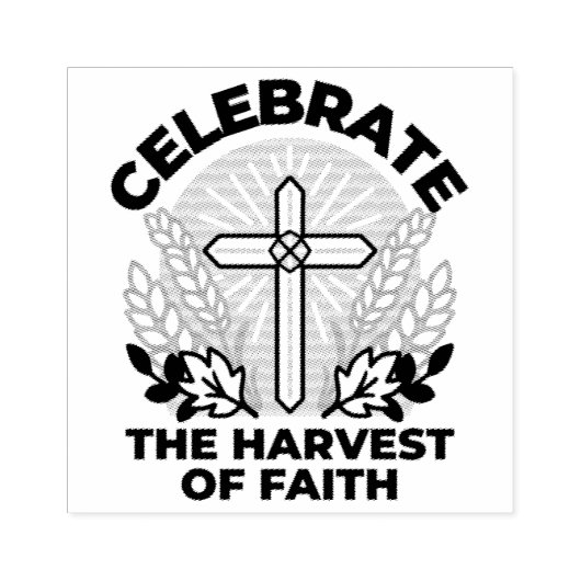 Faith Harvest Celebration – Inspirerend kunst Rubberstempel (Afrduk)