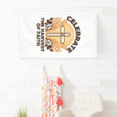 Faith Harvest Celebration – Inspirerend kunst Spandoek (Insitu)