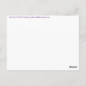 Faith Heart Briefkaart (Achterkant)