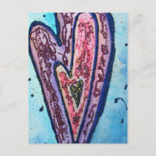 Faith Heart Painting Cutsom Art Briefkaart
