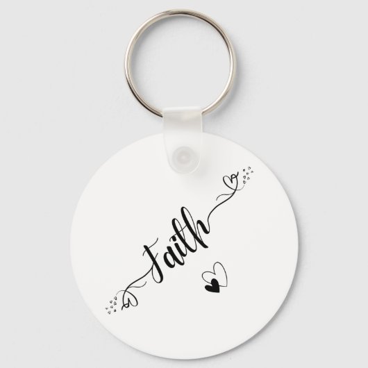 Faith & Hearts Sleutelhanger (Voorkant)