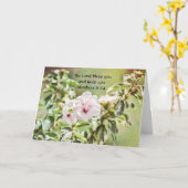 Faith Hibiscus Flower Verjaardag Kaart (Gele Bloem)