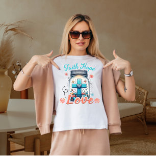 Faith-hoopliefde T-shirt