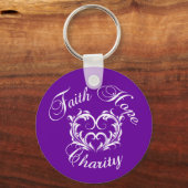 Faith Hope Charity Sleutelhanger (Voorkant)