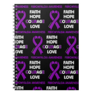 Faith Hope Courage Love... Fibro Notitieboek
