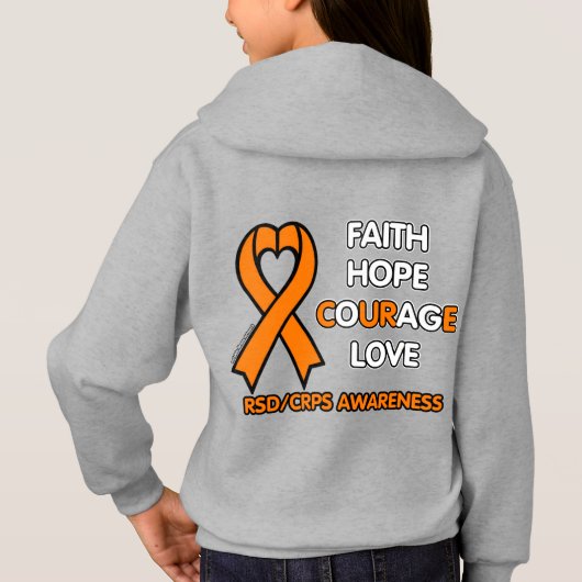 FAITH HOPE COURAGE LOVE...RSD/SWEAT - SHIRT À CAPU (Dos)