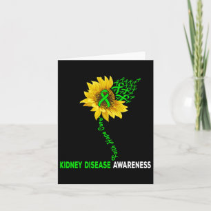 Faith Hope Cure Kidney Disease Sunflower Puzzle Pi Kaart