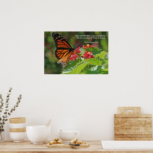 Faith, Hope en Charity Poster (Keuken)