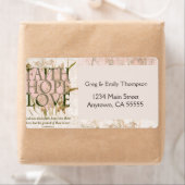 Faith, Hope en Love Etiket (Insitu)