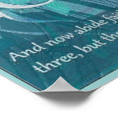 Faith, Hope en Love Poster (Hoek)