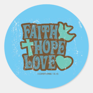 Faith Hope en Love Sticker