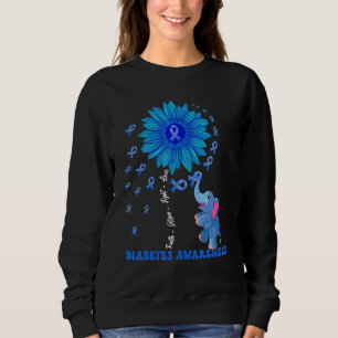 Faith Hope Fight Love Diabetes Awareness Elephant Trui