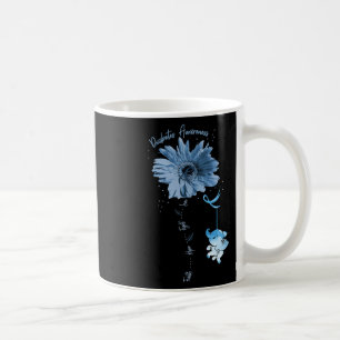 Faith Hope Fight Love Elephant Sunflower Diabetes Koffiemok