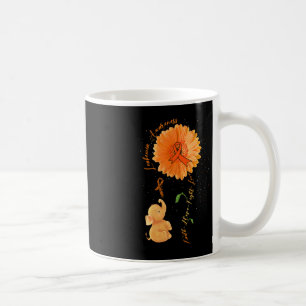 Faith Hope Fight Love Elephant Sunflower Leukemie Koffiemok