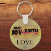 Faith, Hope, Joy, Love, Sleutelhanger (Voorkant)