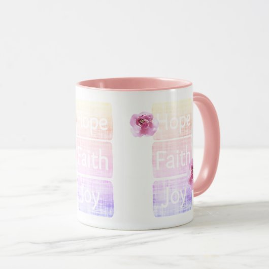Faith Hope Joy mok (Voorkant rechts)