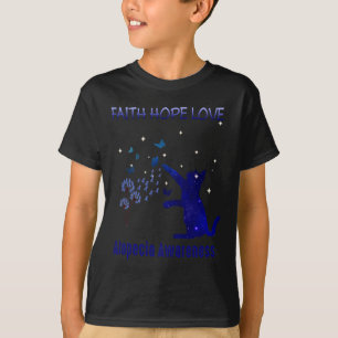 Faith Hope Love Alopecia Awareness T-shirt