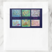 Faith Hope Love Angel Word Collage Sticker (Sac)