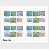 Faith Hope Love Angel Word Collage Sticker (Feuille)