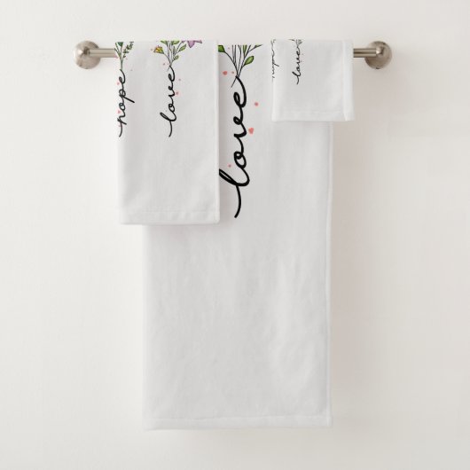 Faith-Hope-Love Bad Handdoek (Insitu)