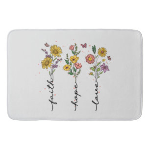 Faith-Hope-Love Badmat