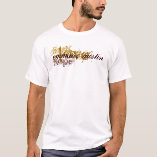 Faith, Hope, Love - Brown T-shirt