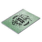 Faith Hope Love Carnet (Côté gauche)