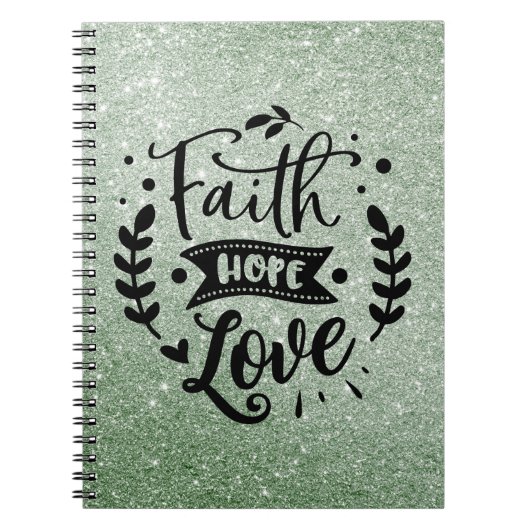 Faith Hope Love Carnet (Devant)