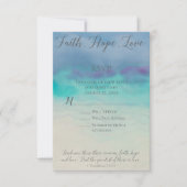 Faith Hope Love Carte de réponse RSVP (Devant)