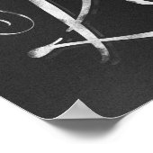 Faith, Hope, Love Chalkboard Poster (Hoek)