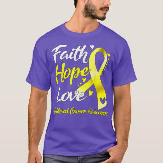 Faith Hope Love Child Cancer Awareness1650 T-shirt