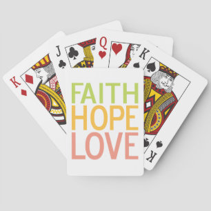 Faith Hope Love Christelijke Inspirerend kaarten